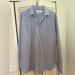 Mizzen + Main Trim Fit Dress Shirt XXL